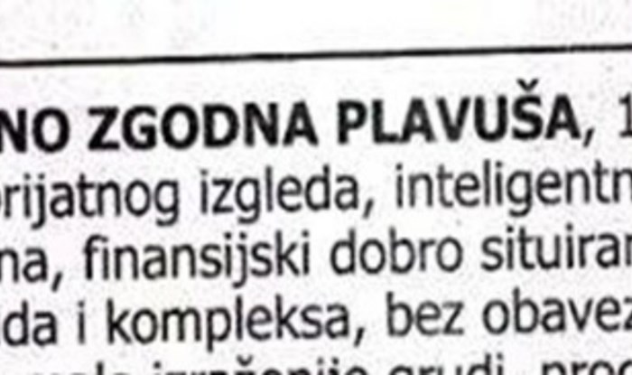 Zgodna plavuša objavila je oglas koji je iznenadio mnoge, obavezno pažljivo pročitajte do kraja