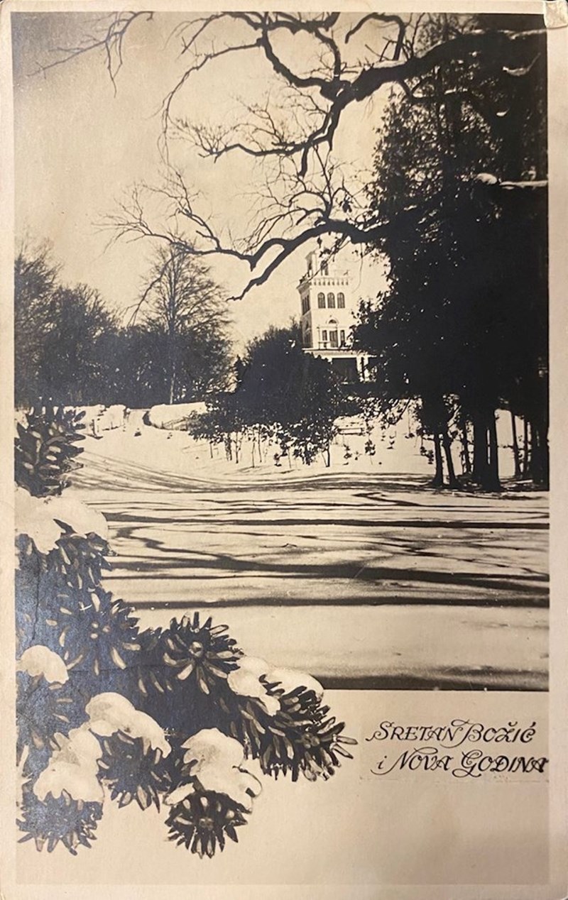 17. Razglednica iz snijegom prekrivenog Maksimira