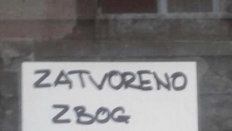 Goste je šokirao natpis ispred jednog seoskog lokala, fotka je brzinom munje obišla cijelu regiju