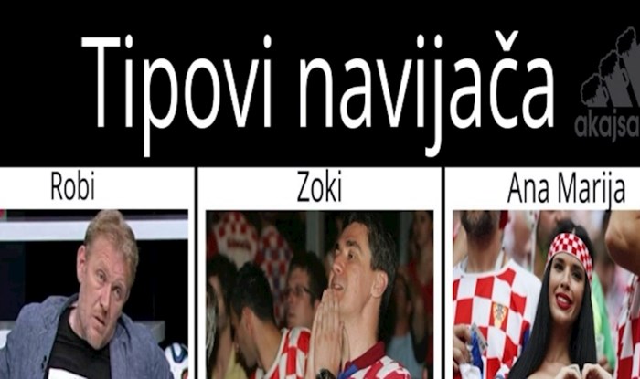 Fora o tipovima hrvatskih navijača je hit na Fejsu, istovremeno je urnebesna i skroz istinita