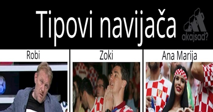 Fora o tipovima hrvatskih navijača je hit na Fejsu, istovremeno je urnebesna i skroz istinita