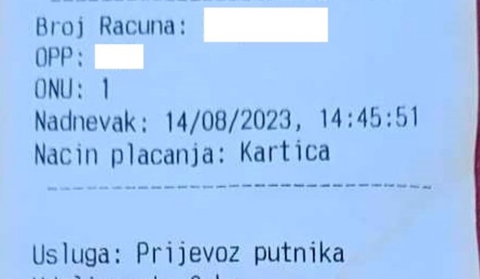 Zgroženi turist podijelio je fotku računa koji mu je dao taksist iz Splita, ovo je teški bezobrazluk