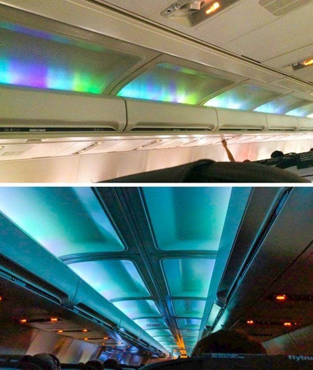 18. Na nekim islanskim letovima svjetla unutar prostora za putnike podsjećaju na polarnu svjetlost.