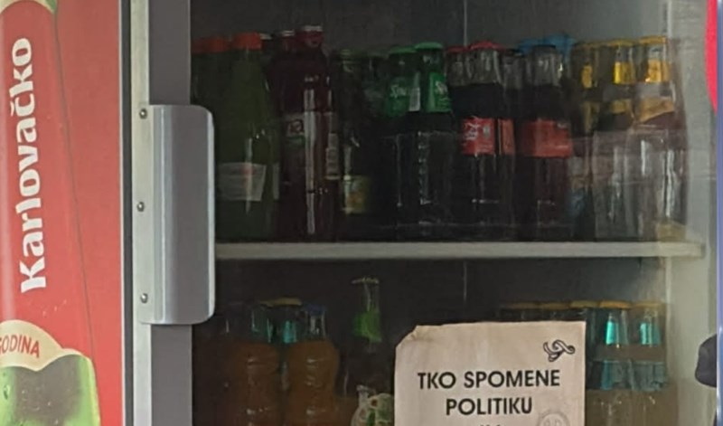 Natpis na frižideru kafića u Vrbovskom oduševio je cijelu Hrvatsku, odmah će vam biti jasno zašto