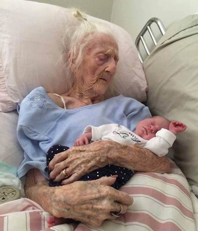 1. 101-godišnjakinja upoznaje svoju šukununuku