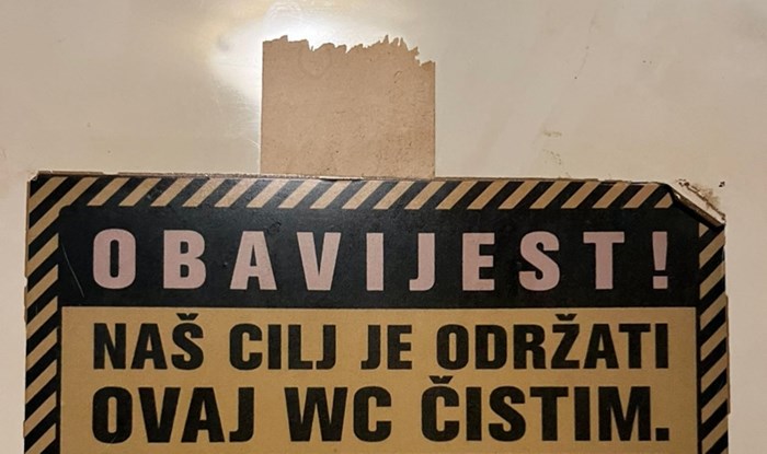 Goste nasmijava obavijest u WC-u jednog zagrebačkog kafića, odmah ćete vidjeti zašto