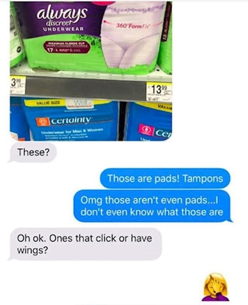 Još jedan nesretnik koji ne zna što su to tamponi