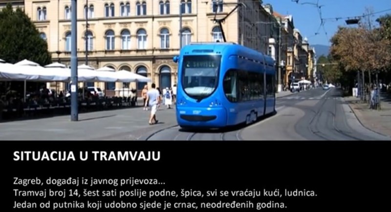 BORBA PUTNIKA U 14-ici: Cijeli tramvaj vrištao od smijeha na spuštanje bahatoj rasistici!