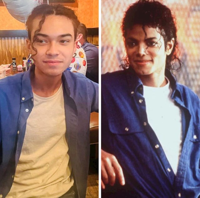 1. Moj nećak nije mi vjerovao da izgleda kao Michael Jackson dok mu nisam pokazao ovu fotku
