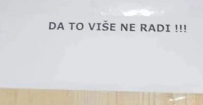 Društvenim mrežama kruži bizarna poruka iz lifta, morate vidjeti što je domar poručio jednom stanaru