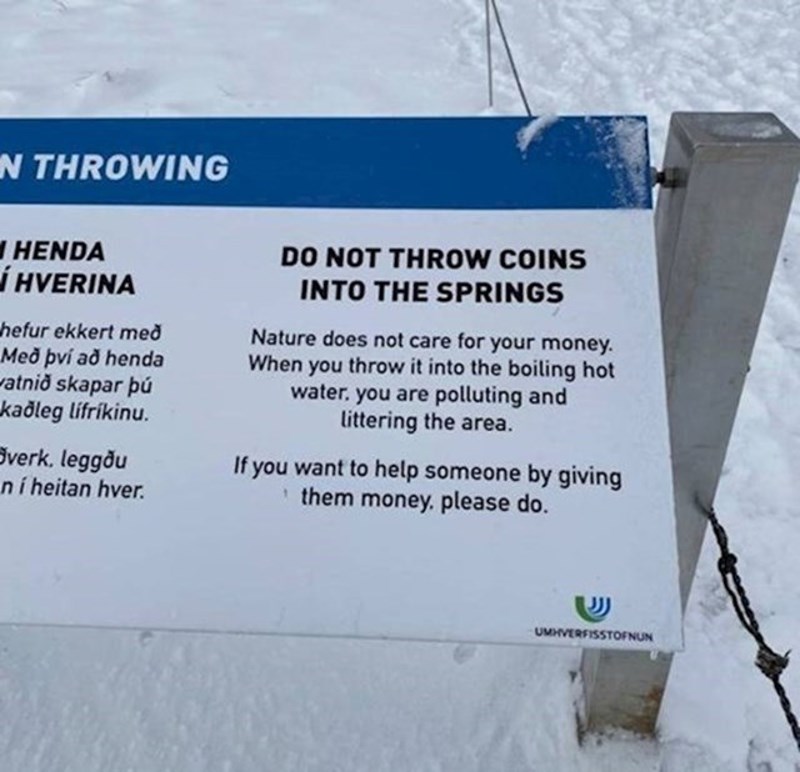 Islanđani brinu o okolišu i isto to očekuju od svojih turista.