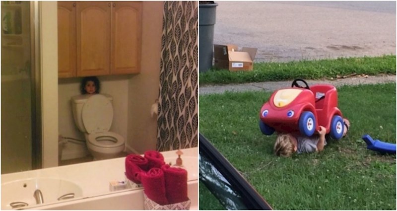 17 puta kad su se klinci sakrili na suluda mjesta i nasmijali svoje roditelje do suza