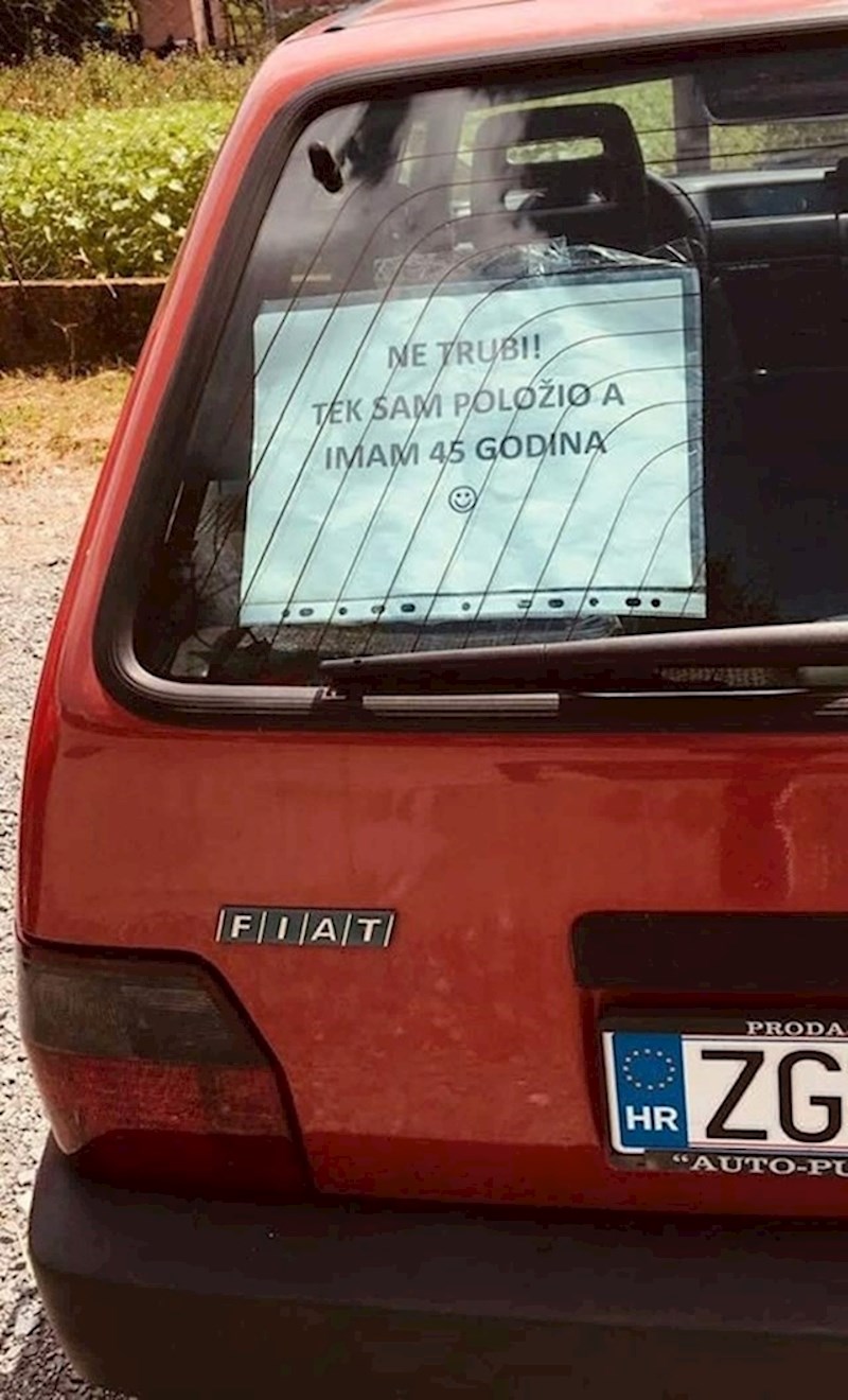 Evo što je pisalo na papiru: