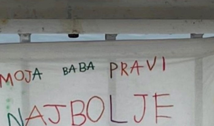 Dijete iz Zadra ostavilo je na rivi preslatki crtež posvećen baki, ovo će vas baš dirnuti