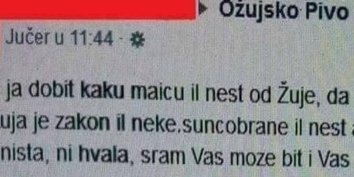 Objava na stranici domaćeg proizvođača piva teški je hit na Fejsu, odmah će vam biti jasno zašto