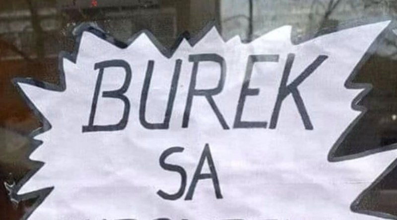 Natpis na pekari razbjesnilo je Bosance, sve će vam biti jasno kad vidite kakav burek nude