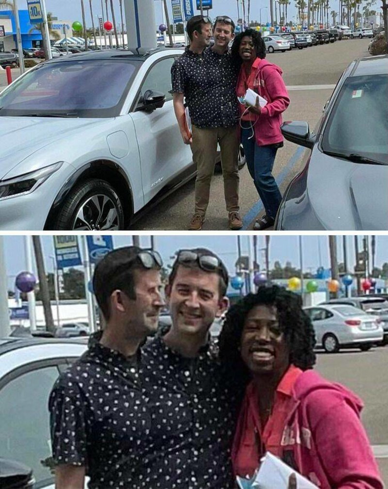 29. Slučajno smo okinuli panoramsku fotku i ispalo je kao da imam sijamskog blizanca