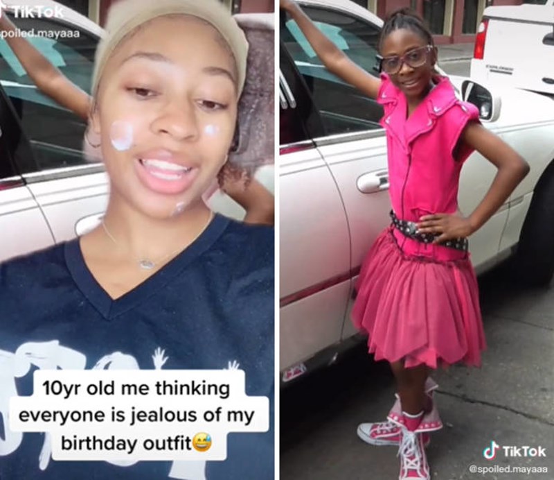 Kad sam imala 10 godina dobila sam ovaj outfit za ročkas i mislila da su svi ljubomorni na njega