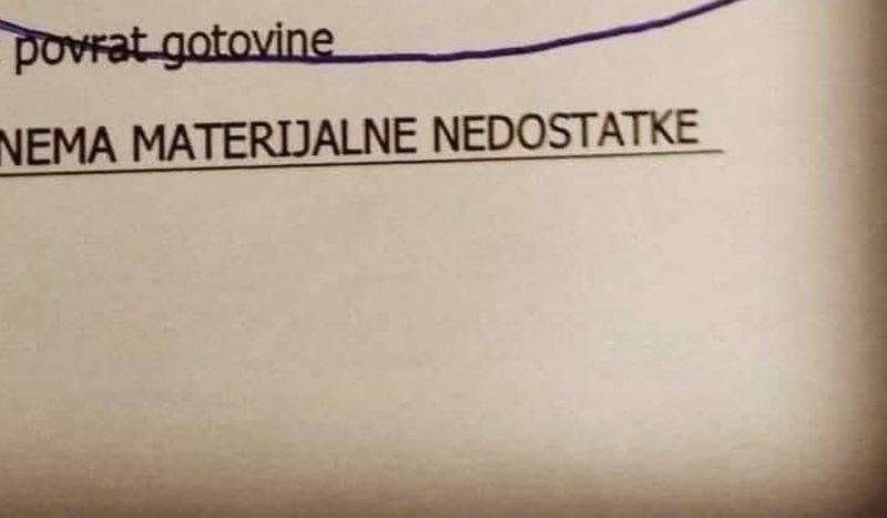 Hrvat je odlučio vratiti kupljeni proizvod, fotka je obišla cijelu regiju zbog razloga koji je naveo