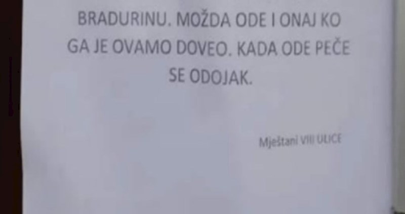 Mještani jednog sela napisali su urnebesnu zajedničku poruku i nasmijali tisuće, morate vidjeti