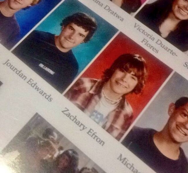13. Moj dečko i Zac Efron išli su u isti razred