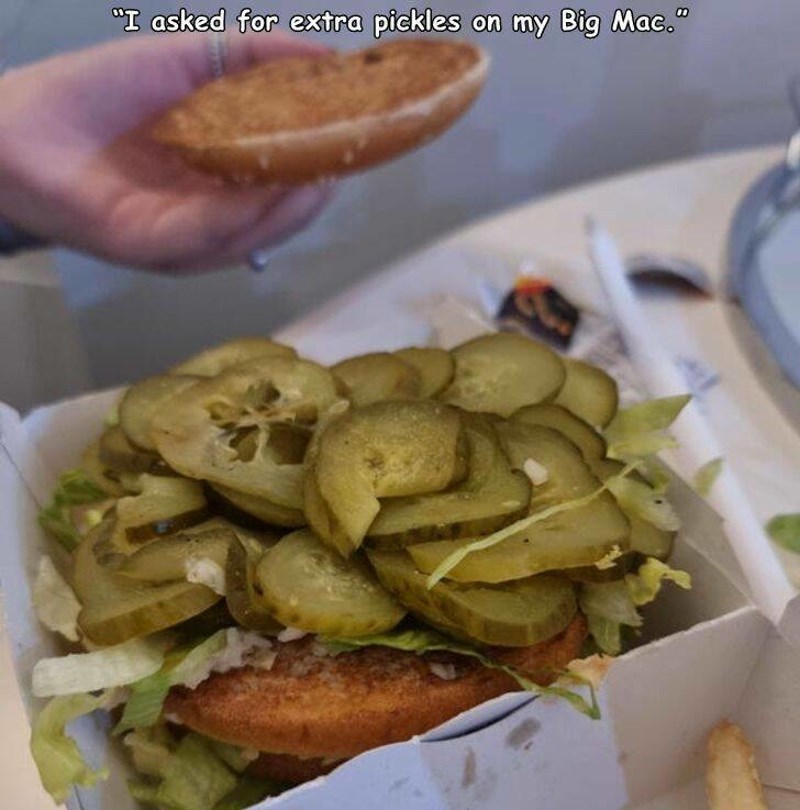 5. Tražio sam ekstra krastavce