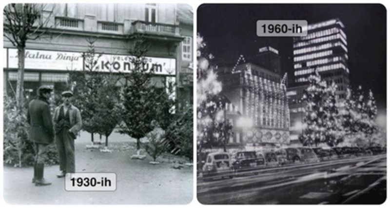 20+ retro fotki koje će vam dočarati kako su u prošlosti izgledali blagdani u Zagrebu