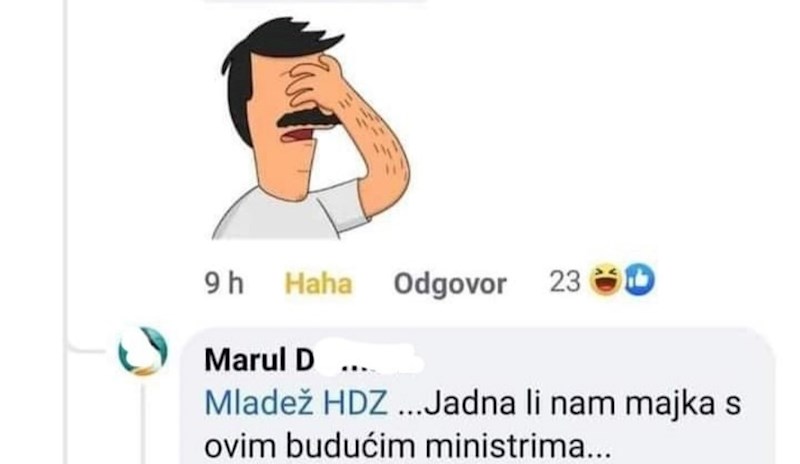 Fejsom kruži totalno sramotna prepiska, morate vidjeti kako u HDZ-ovoj mladeži definiraju imploziju