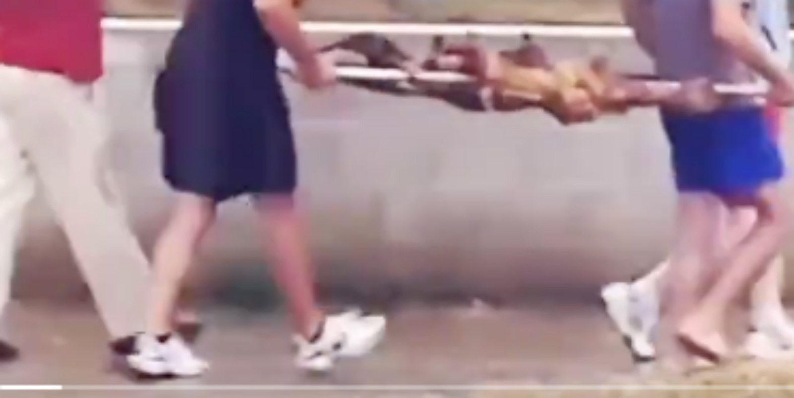 Snimka muškaraca koji prenose pečenje po pljusku nasmijala je cijelu zemlju, morate vidjeti ovaj hit