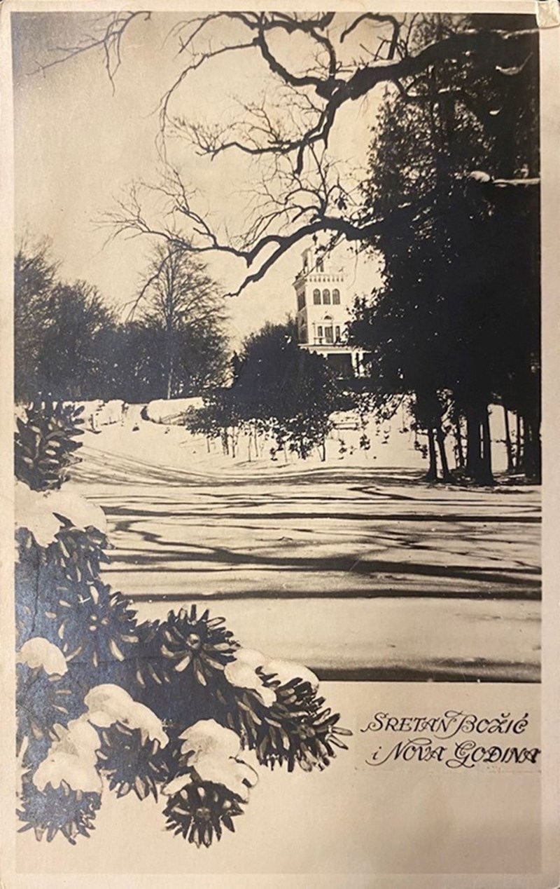 17. Razglednica iz snijegom prekrivenog Maksimira