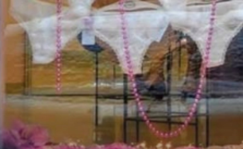 Prolaznik je morao slikati bizarnu božićnu dekoraciju u izlogu butika, fotka je odmah obišla regiju