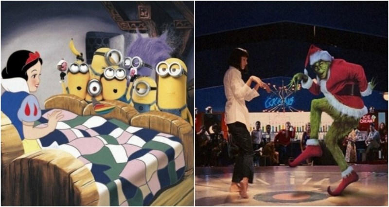 Digitalni umjetnik namjerno miksa likove iz raznih crtića, filmova i pop kulture. Rezultati su hit!