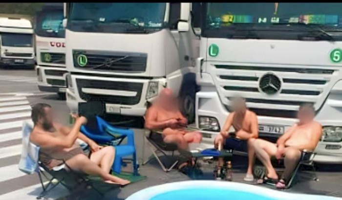 Vozači kamiona pokazali su kako se nose s vrućinama i oduševili cijeli Balkan, fotka je hit
