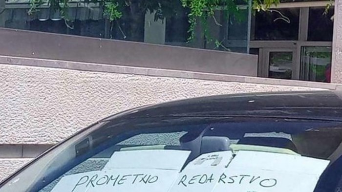 Ljutiti vozač ostavio je poruku za prometne redare, fotka je odmah postala teški hit na mrežama
