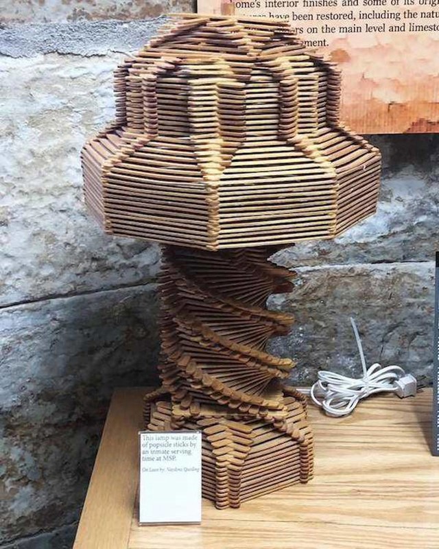 19. Lampa od štapića za sladoled