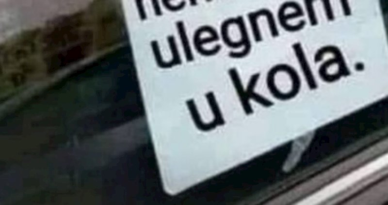 Poruka koju je na autu ostavila jedna žena hit je na cijelom Balkanu, odmah ćete vidjeti zašto