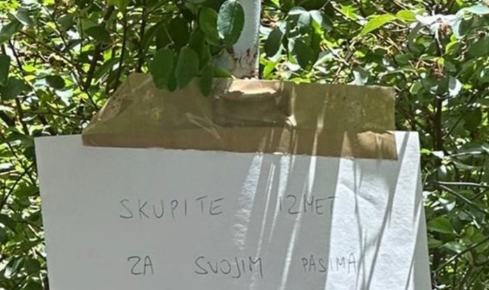 Ženi je dosadio pseći izmet pod njezinim prozorom pa je vlasnicima napisala odrješitu poruku