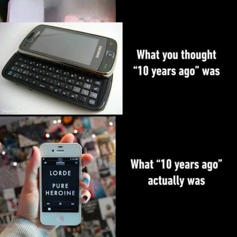 5. Što mislimo da je bilo prije deset godina i ono što je stvarno bilo prije deset godina