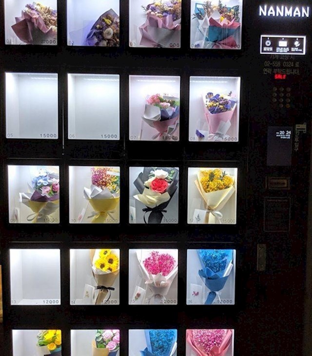 10. Automat s cvijećem
