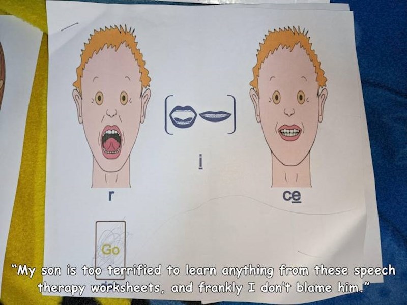 11. Moj sin je prestravljen svaki put kad mora učiti nešto iz svojih logopedskih skripti, i uopće ga ne krivim za to