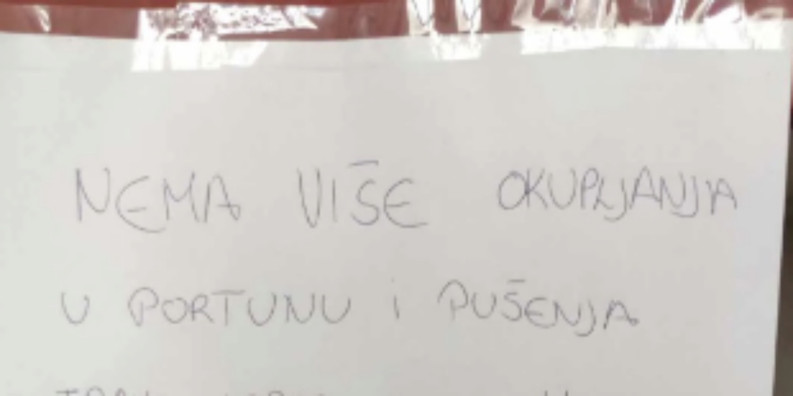 Stanaru zgrade u Dalmaciji prekipjelo zbog pušenja trave, poruka koju je ostavio je teški hit