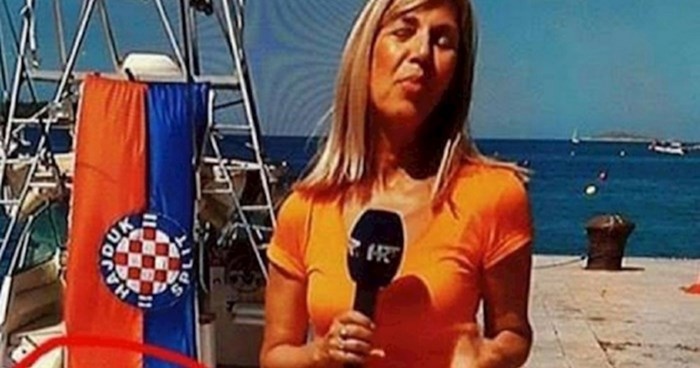 Netko je usred javljanja uživo primjetio urnebesan detalj na privezanom brodu
