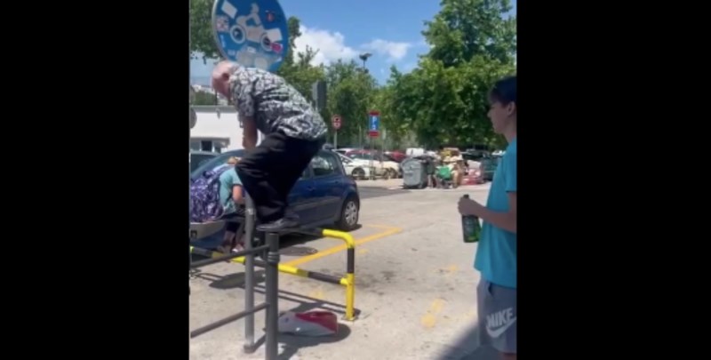 Snimka iz Splita oduševila je cijelu Hrvatsku, morate vidjeti što je ovaj stariji čovjek izveo