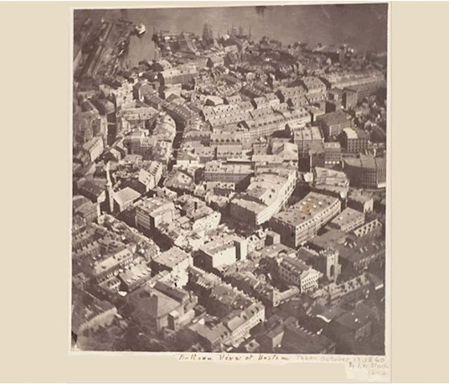 13. Najstarija fotografija iz ptičje perspektive, Boston, 1860. godina