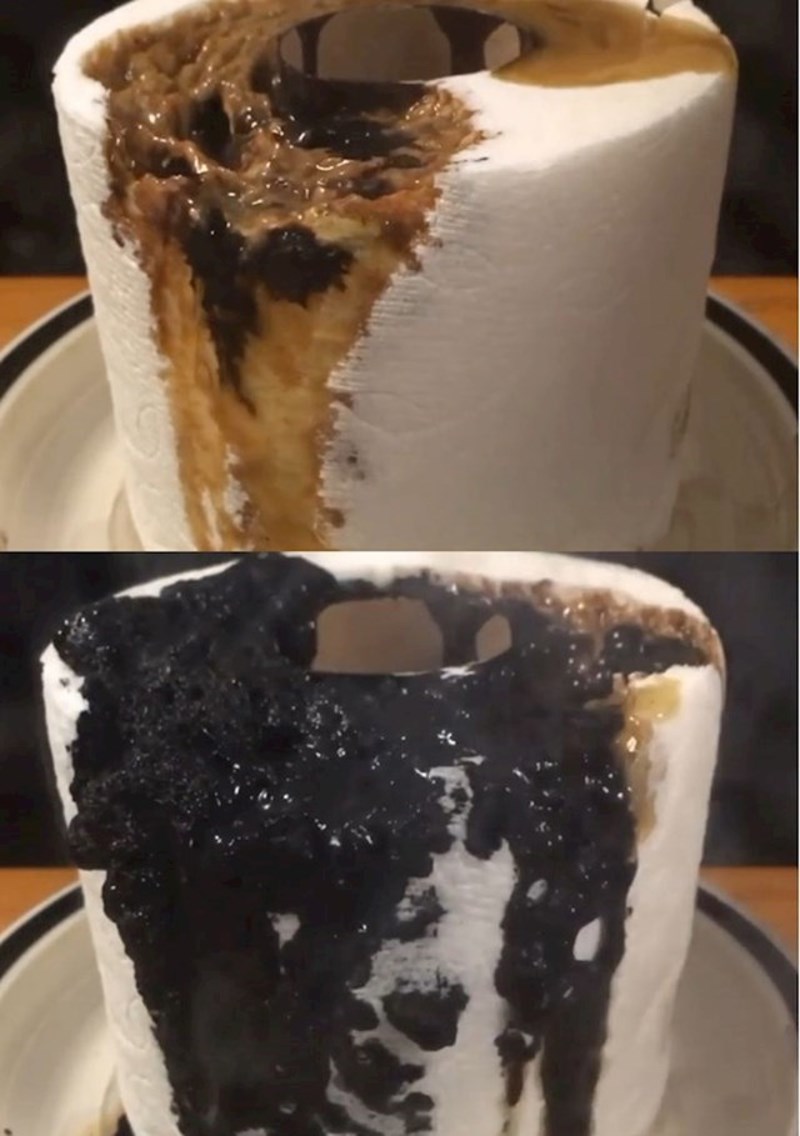 11. WC papir u dodiru s jakom kiselinom