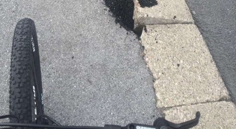 Način na koji je netko popravio nogostup negdje u Hrvatskoj nasmijao je ljude na Fejsu, fotka je hit