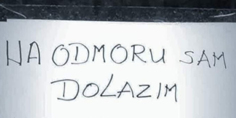 Vlasnik obrta otišao je na odmor i u poruci otkrio mušterijama kad se namjerava vratiti, ovo je hit