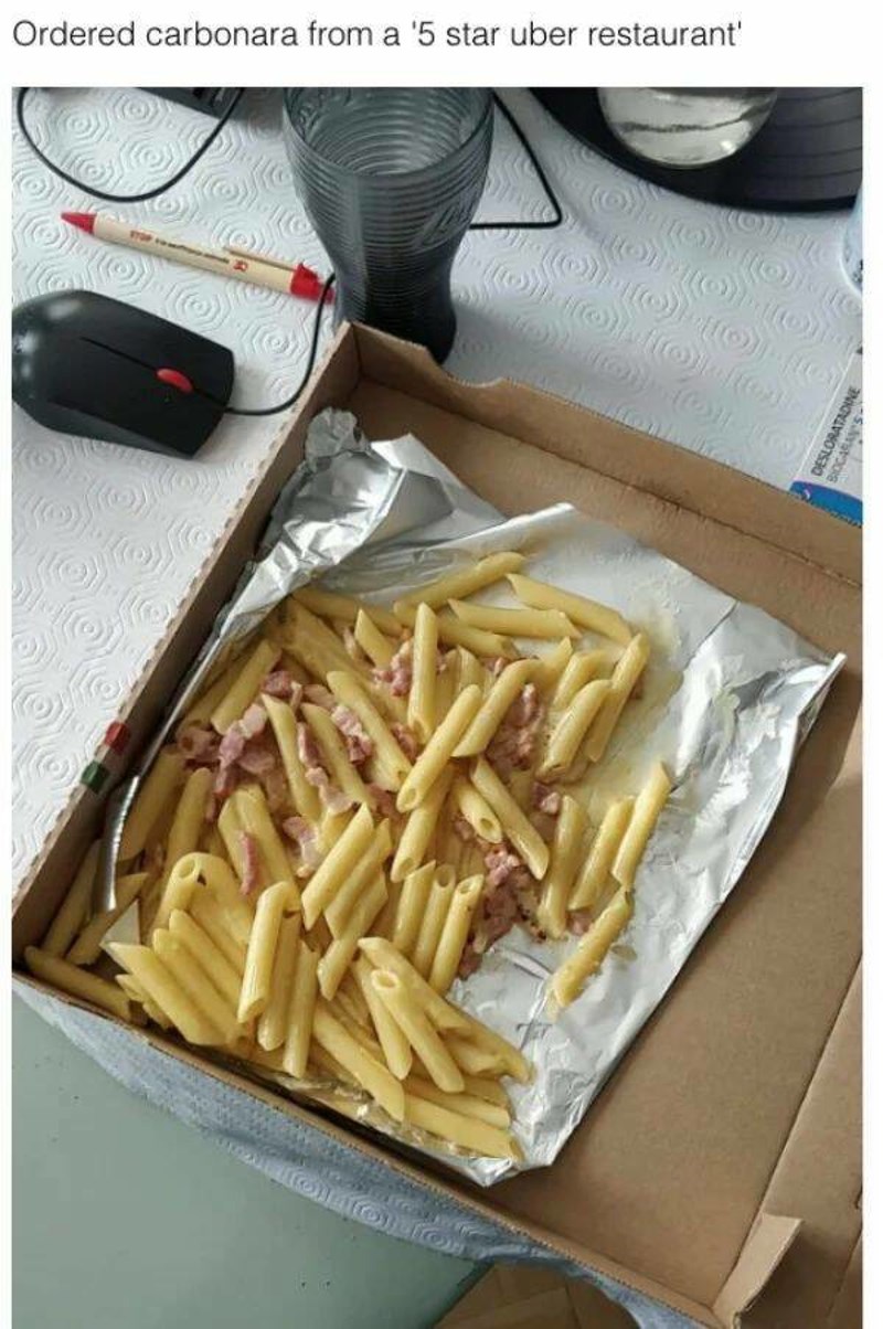 13. Naručio sam karbonaru iz odlično ocijenjenog restorana