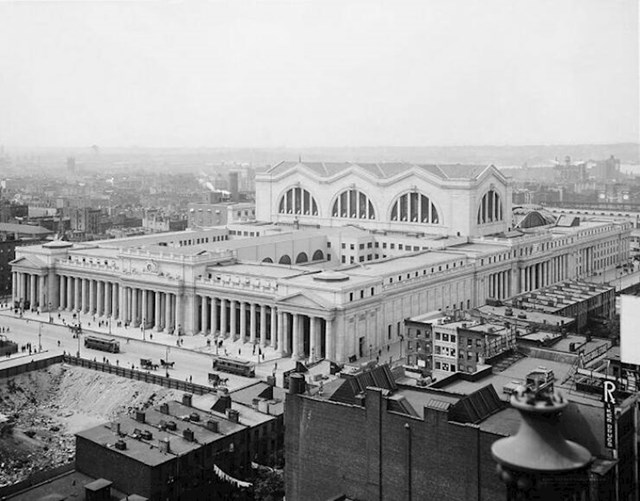Stanica Pennsylvania u New Yorku, fotografija je iz 1910. godine.