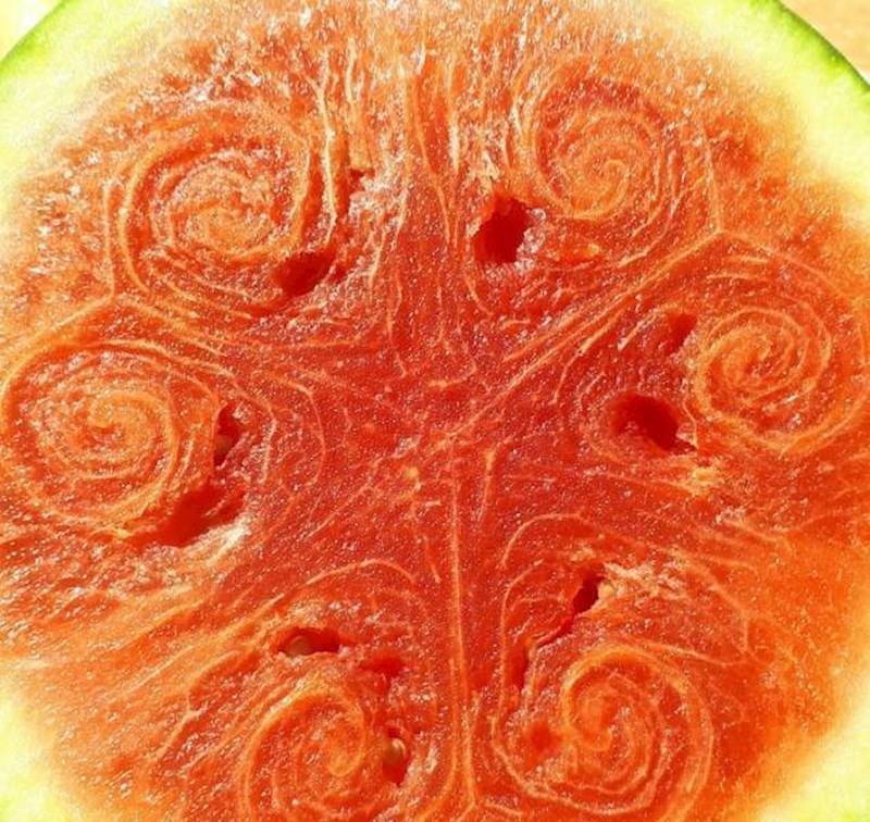 9. Lubenica prilično zanimljivog uzorka